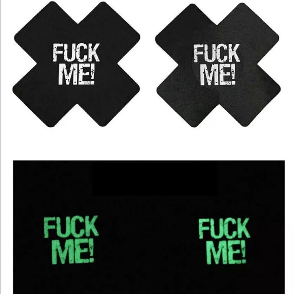 Glow in the dark Naughty nipple covers